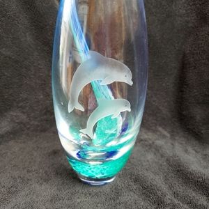 Vintage Lenox Dolphin Vase